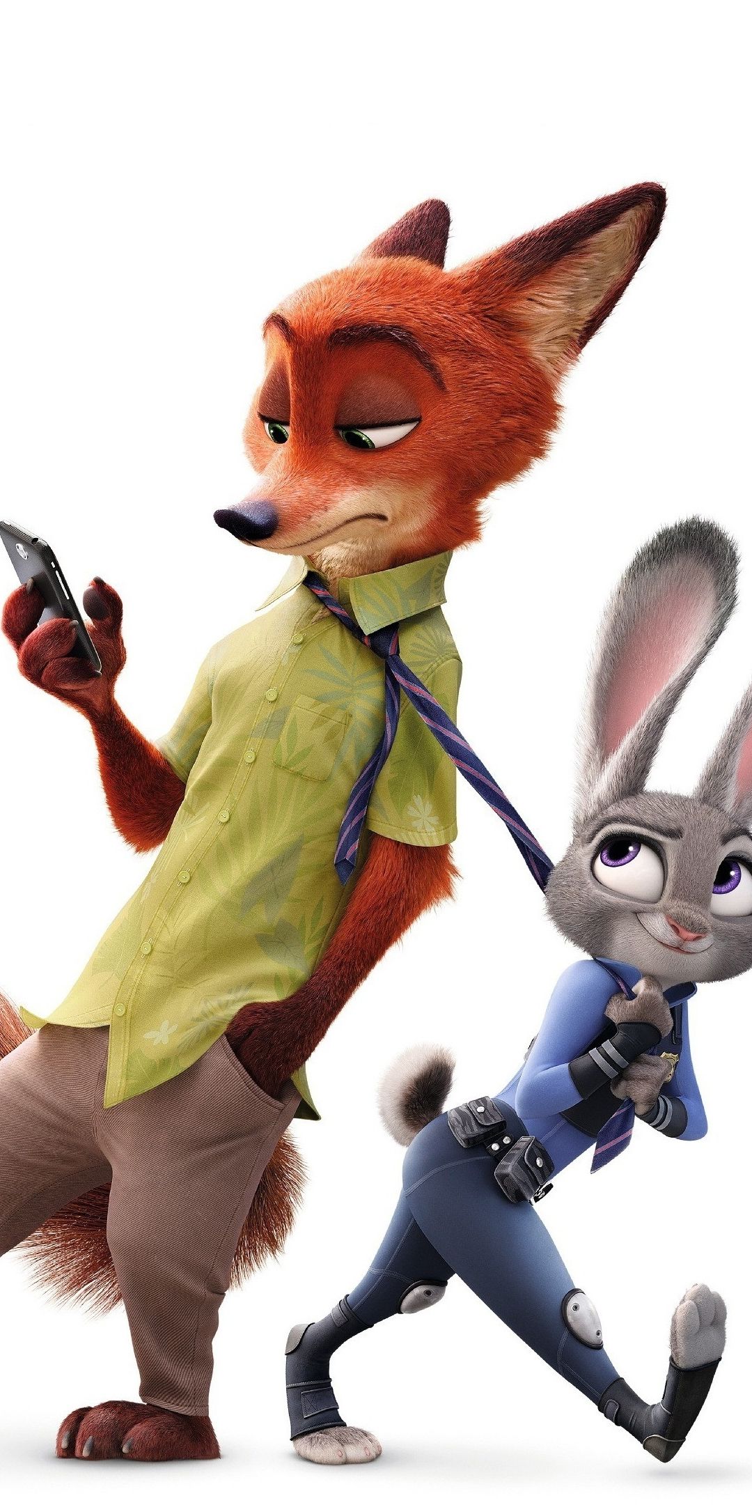 Download 1080x2160 wallpaper zootopia, judy hopps, nick wilde, animation movie, honor 7x, honor 9 lite, honor view HD image, background, 6322