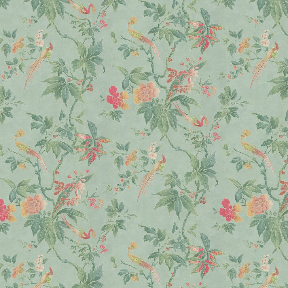 Paradise by Little Greene Green, Wallpaper Direct