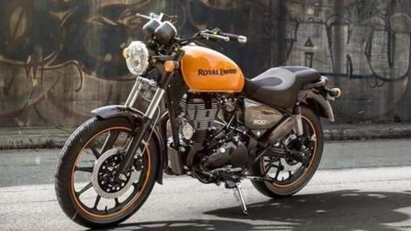 Ahead of launch, Royal Enfield Meteor spotted sans any camouflage