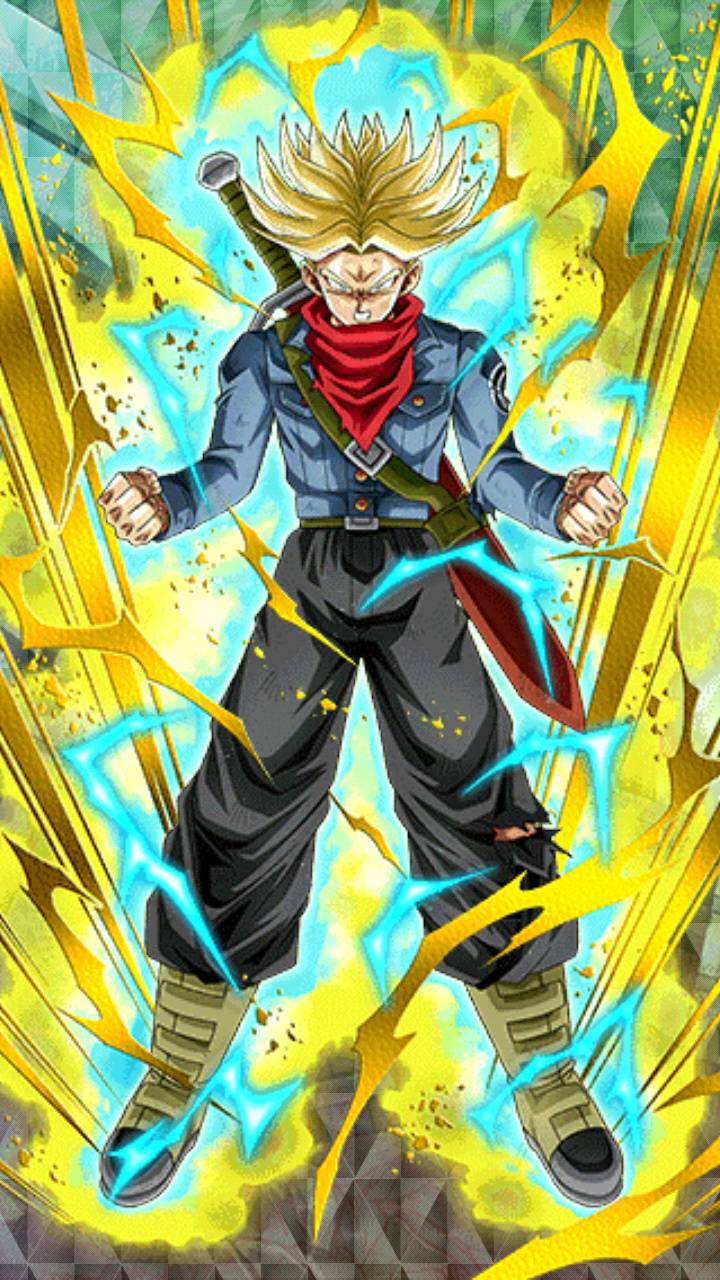 SSJ RAGE TRUNKS, dbz, HD phone wallpaper