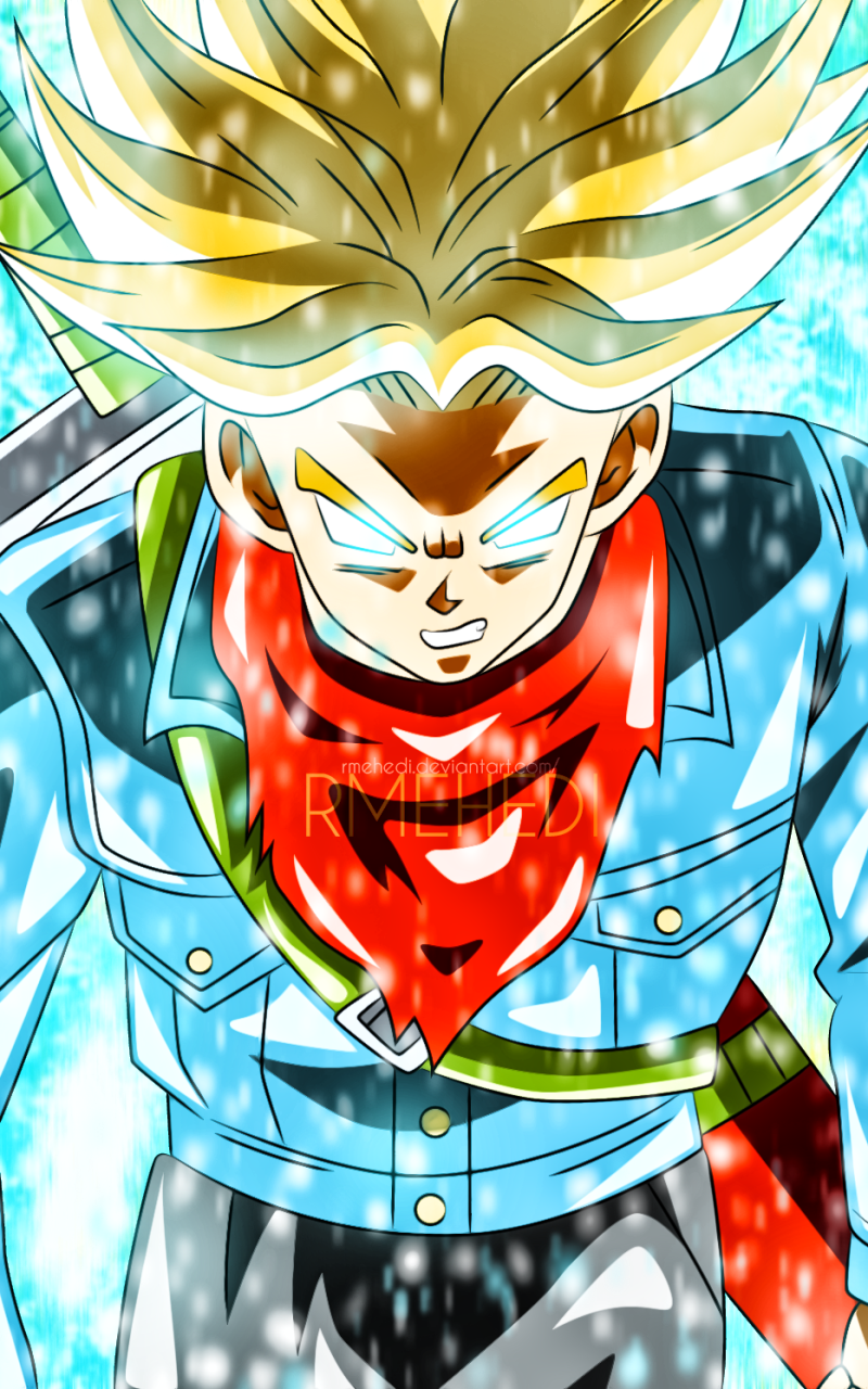 Trunks Rage Form Wallpaper - canvas-nexus