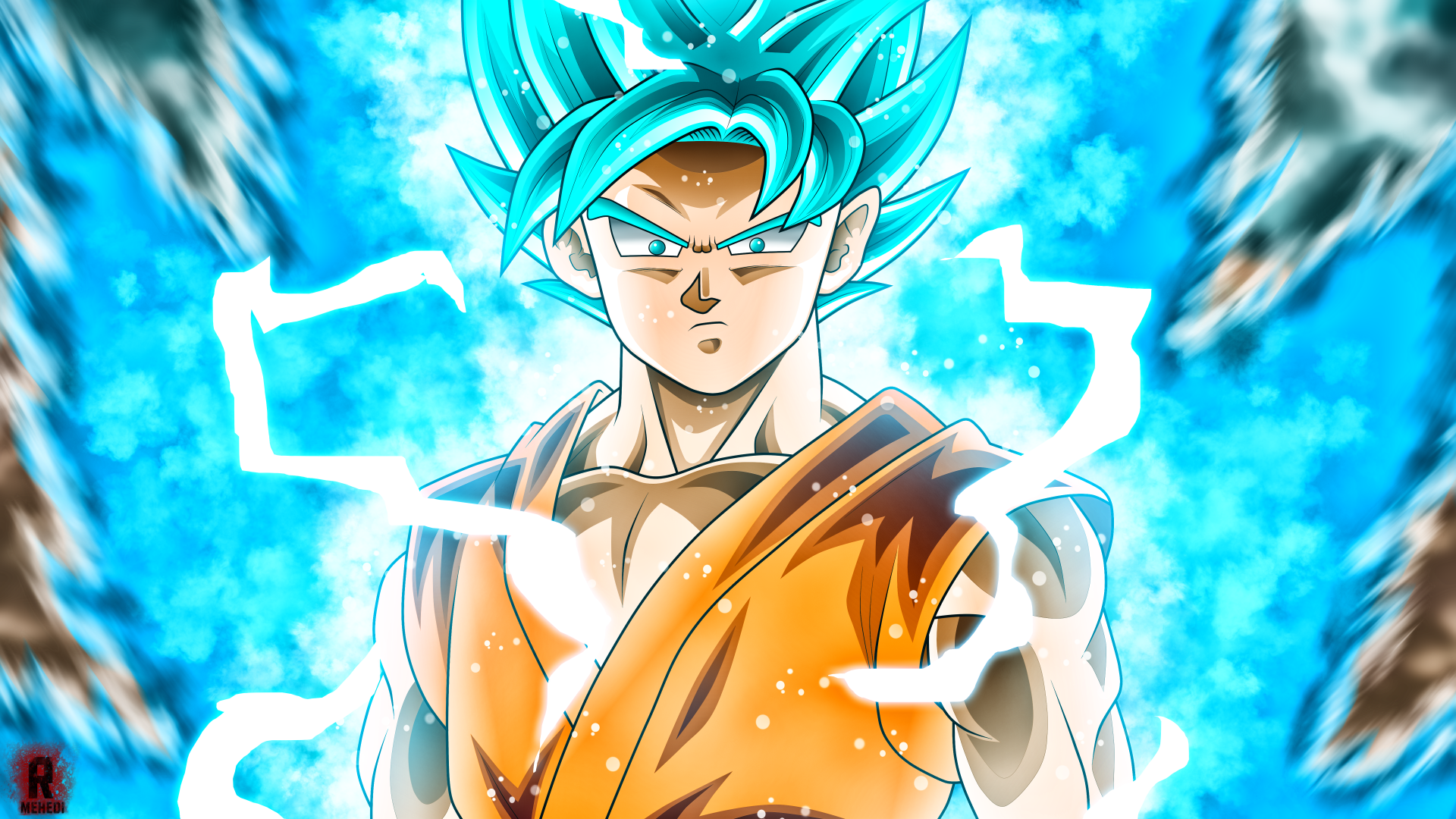 Goku God Wallpaper