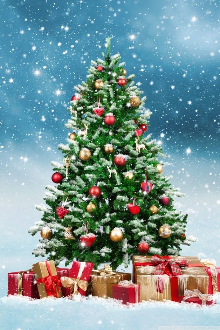 Beautiful Christmas Tree 2016 Ultra HD Desktop Background Wallpaper for 4K UHD TV, Tablet
