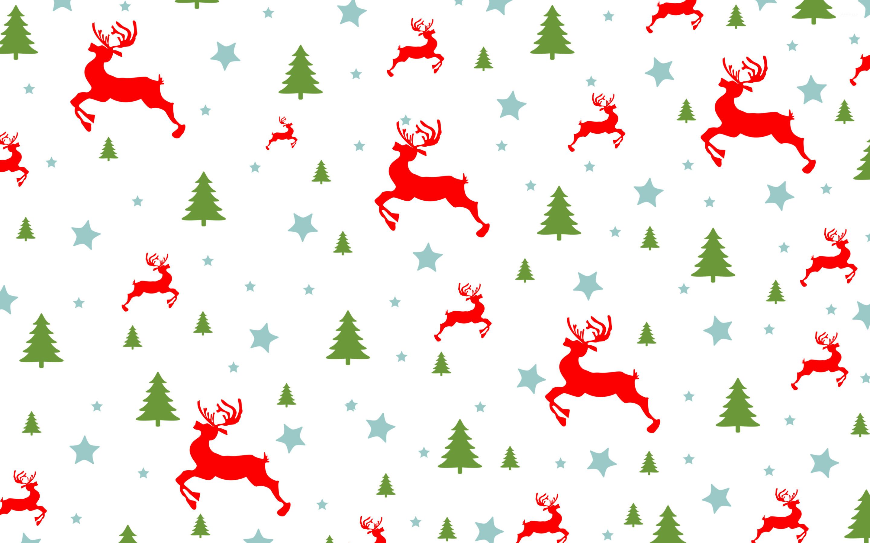 Christmas pattern wallpaper wallpaper