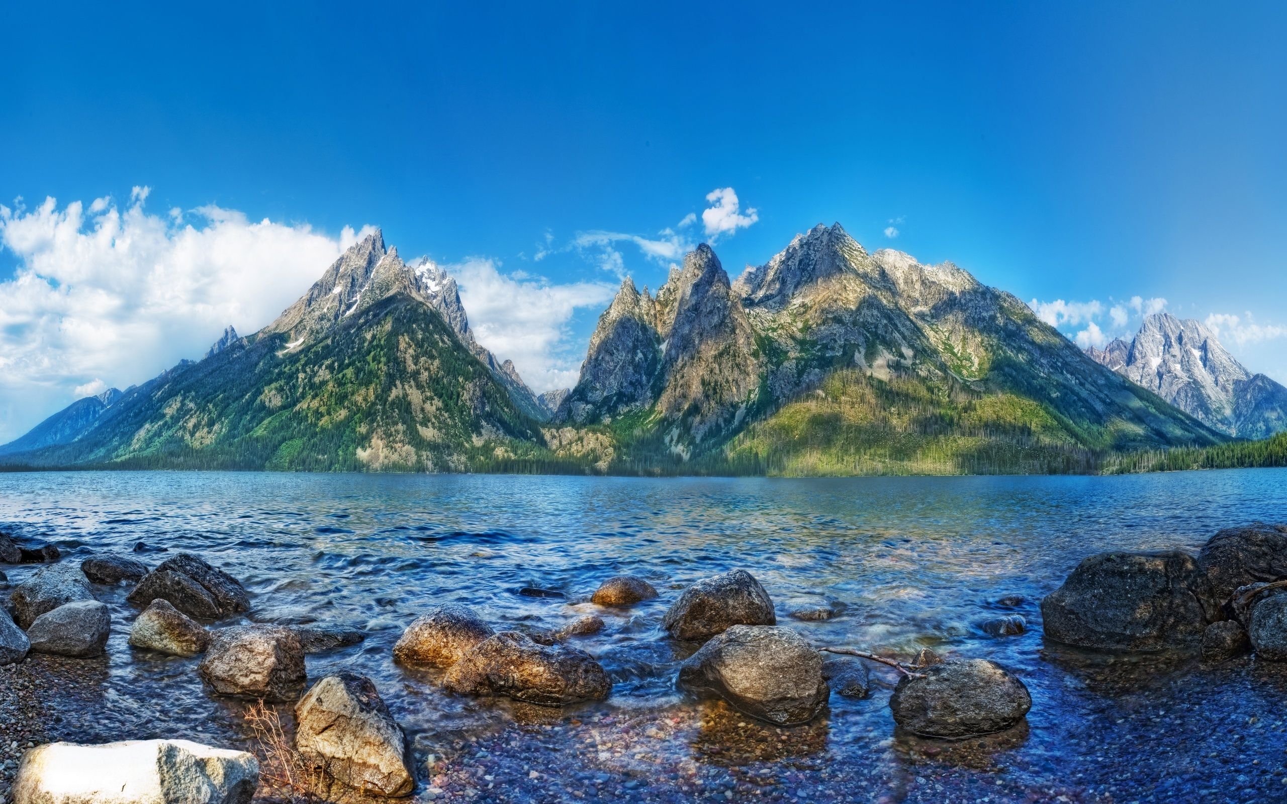 Jenny Lake Lake in Wyoming Grand Teton National Park HD Wallpaper 2560x1600, Wallpaper13.com