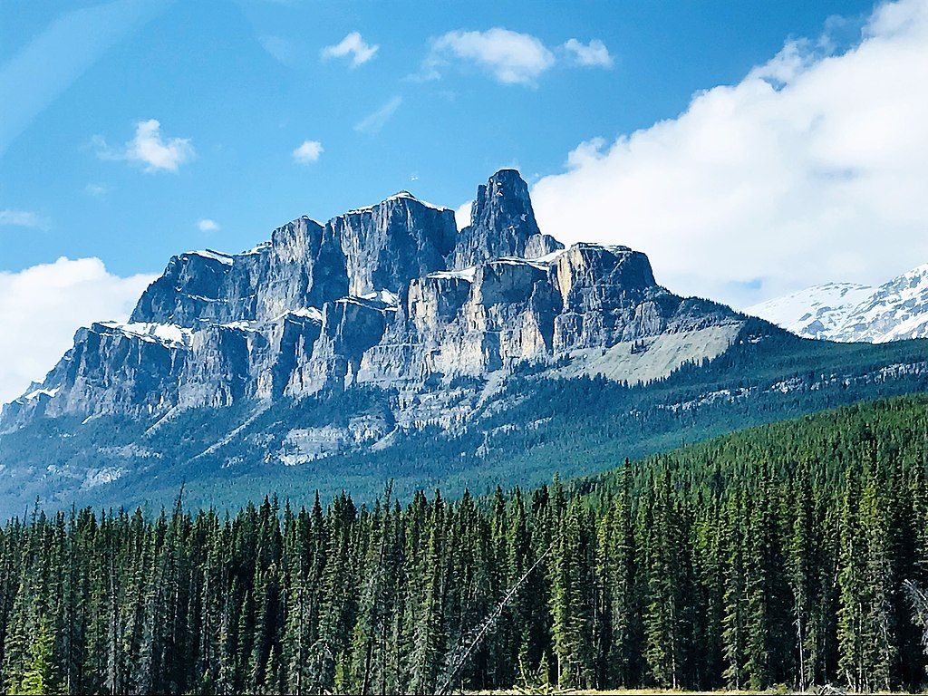 Castle Mountain, Banff National Park of Canada by