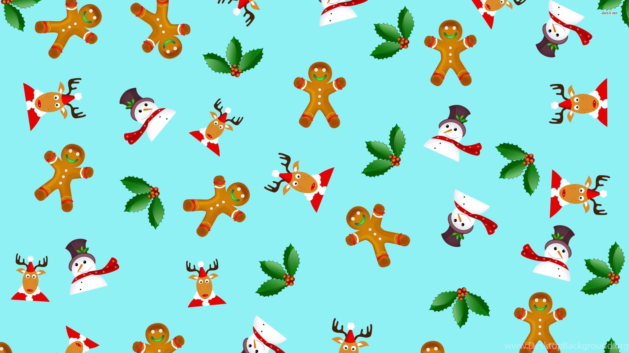 Christmas Pattern Wallpaper Holiday Wallpaper Desktop Background