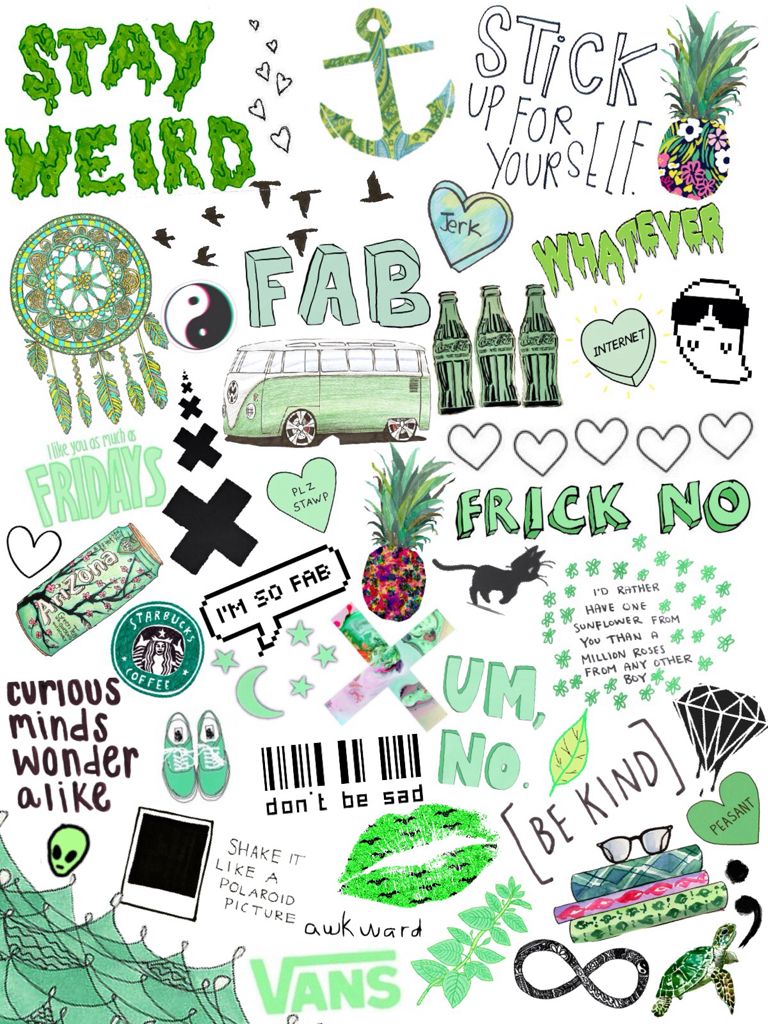 Green collage shared