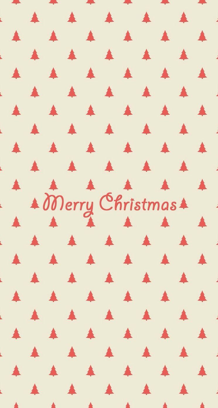 Merry Christmas Simple Trees Pattern iPhone 6 Plus HD Wallpaper. iPhone wallpaper, Simple iphone wallpaper, Desktop wallpaper simple