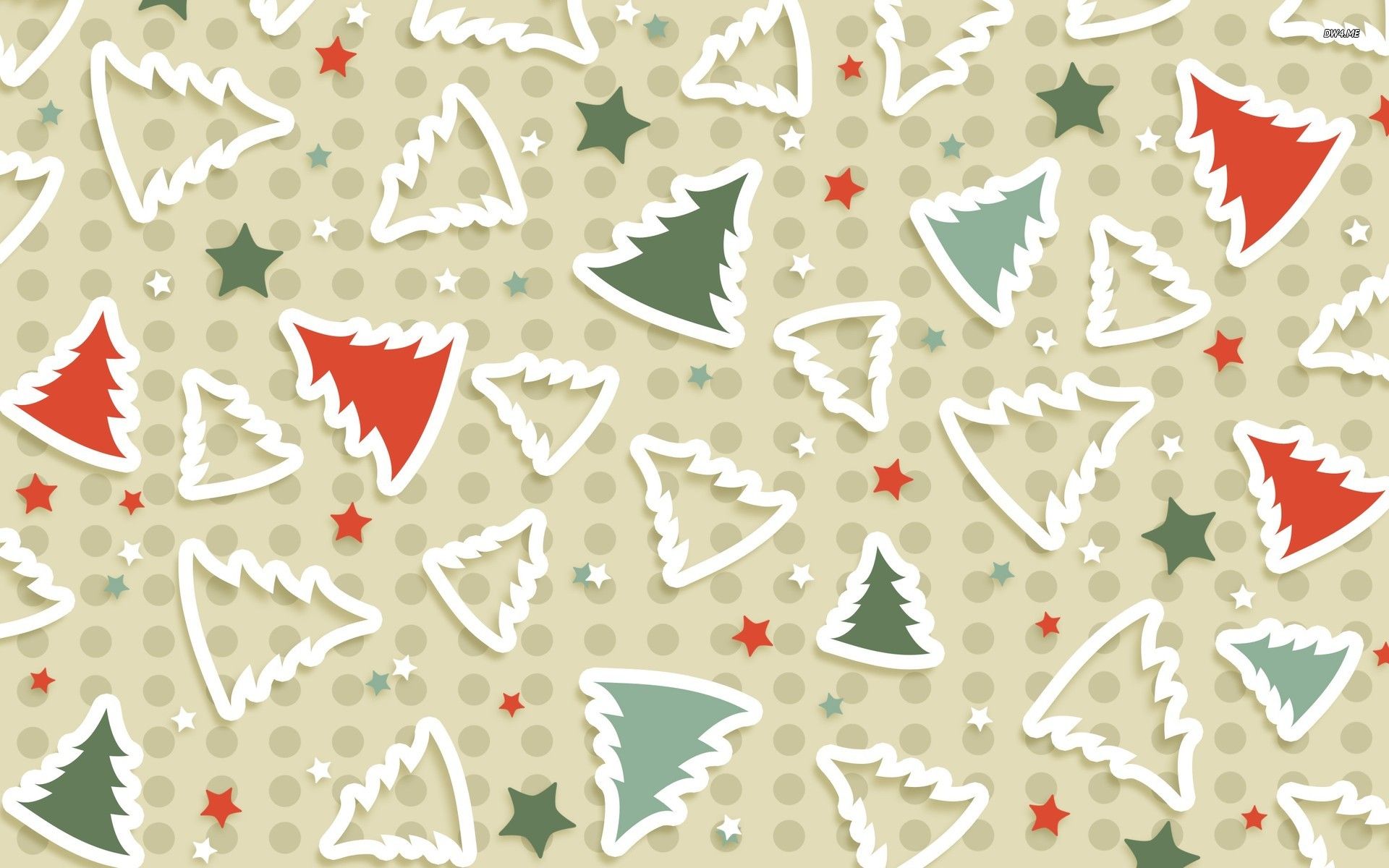 Christmas tree pattern wallpaper wallpaper