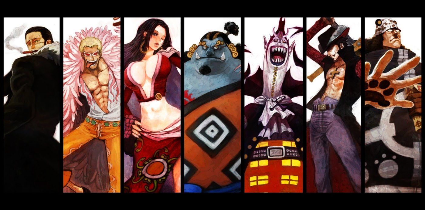 ONE PIECE, 7 God Pirates, Shichibukai, Seven Warlords of the Sea. One piece chapter, One piece new world, One piece anime