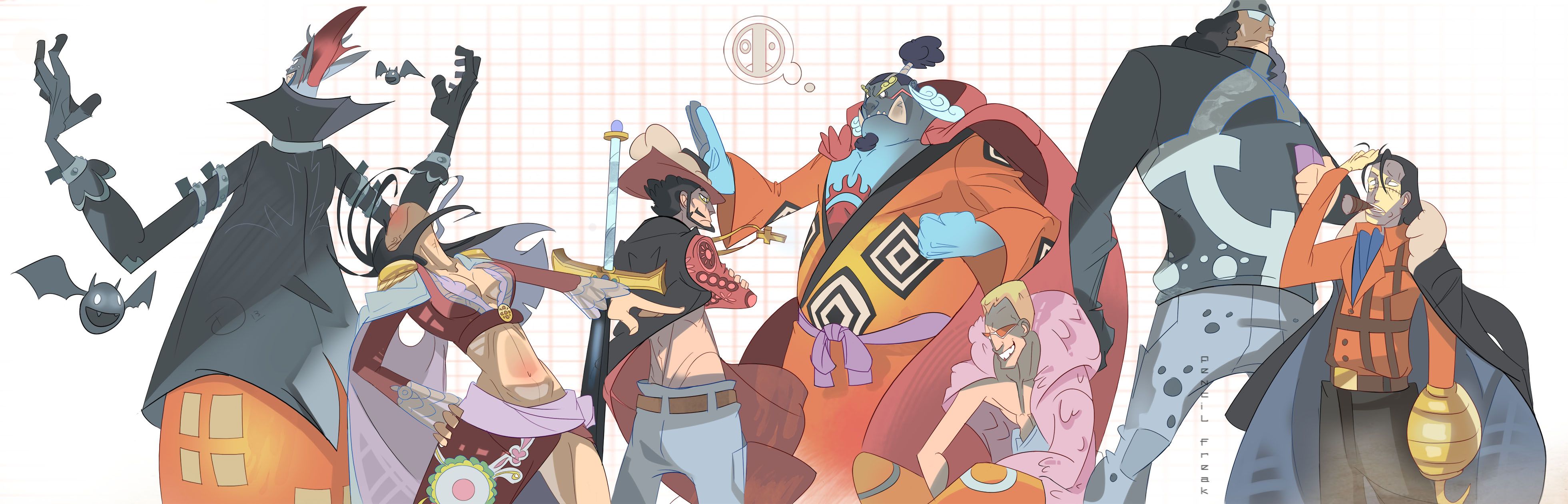 Warlords By G Jaggerjack. One Piece Anime, One Piece Crew, Anime Fnaf