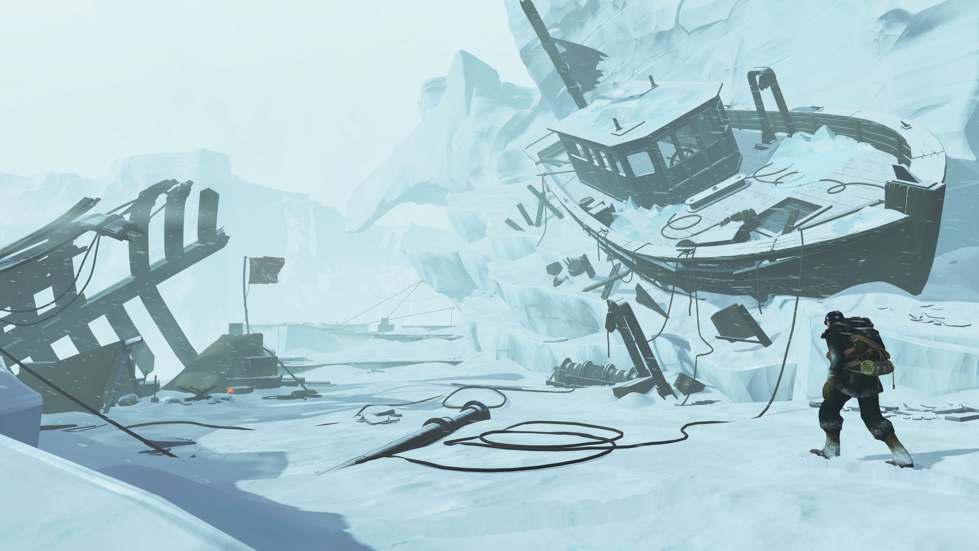 Wallpaper Edge of Nowhere, Oculus Rift, winter, best games, Games