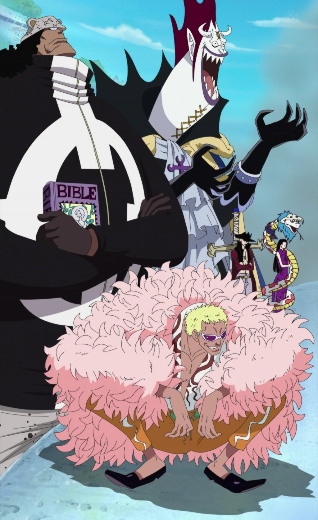 In One Piece, what are the things that the world government grants to a Shichibukai?
