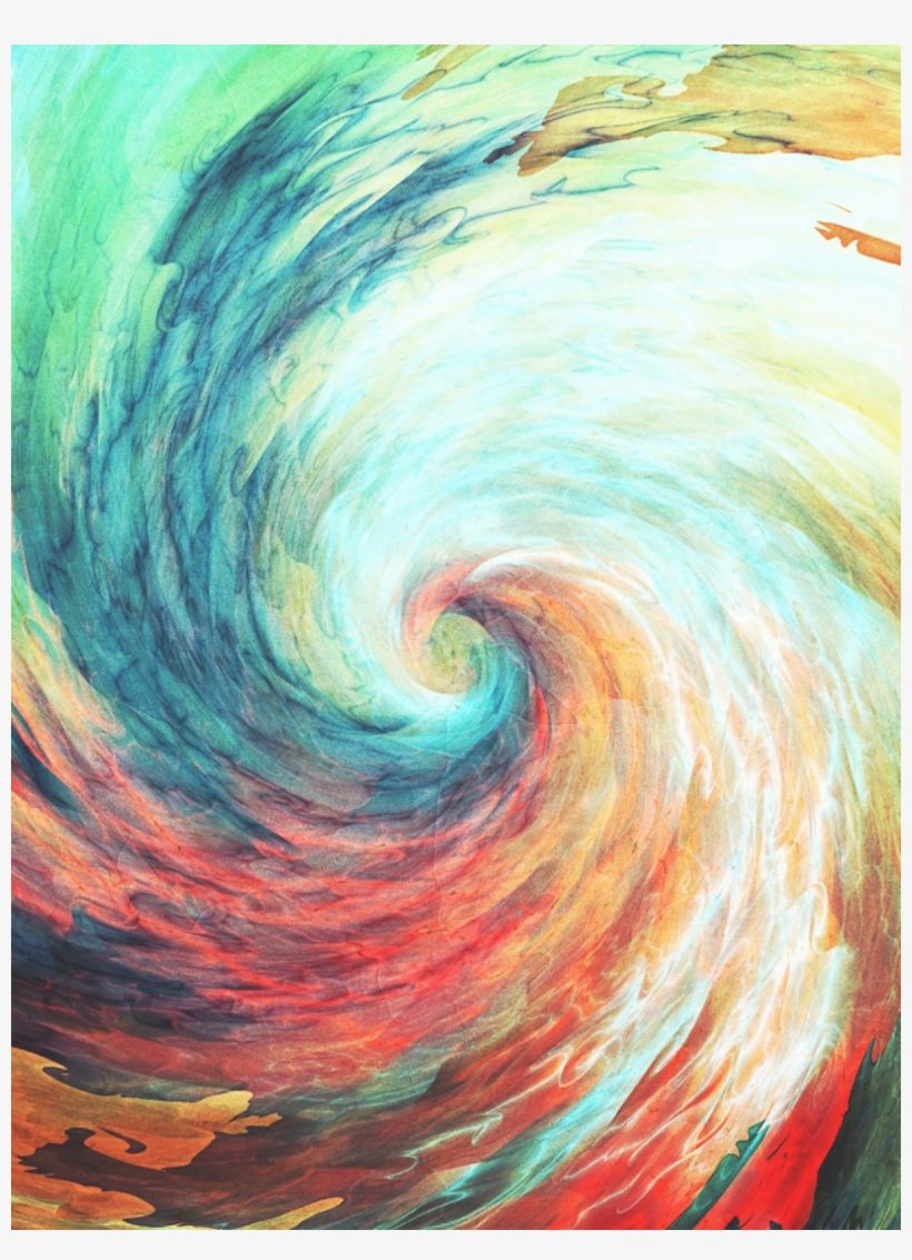 Colorful Spiral Watercolor Android Wallpaper Art 1080p Transparent PNG Download on NicePNG