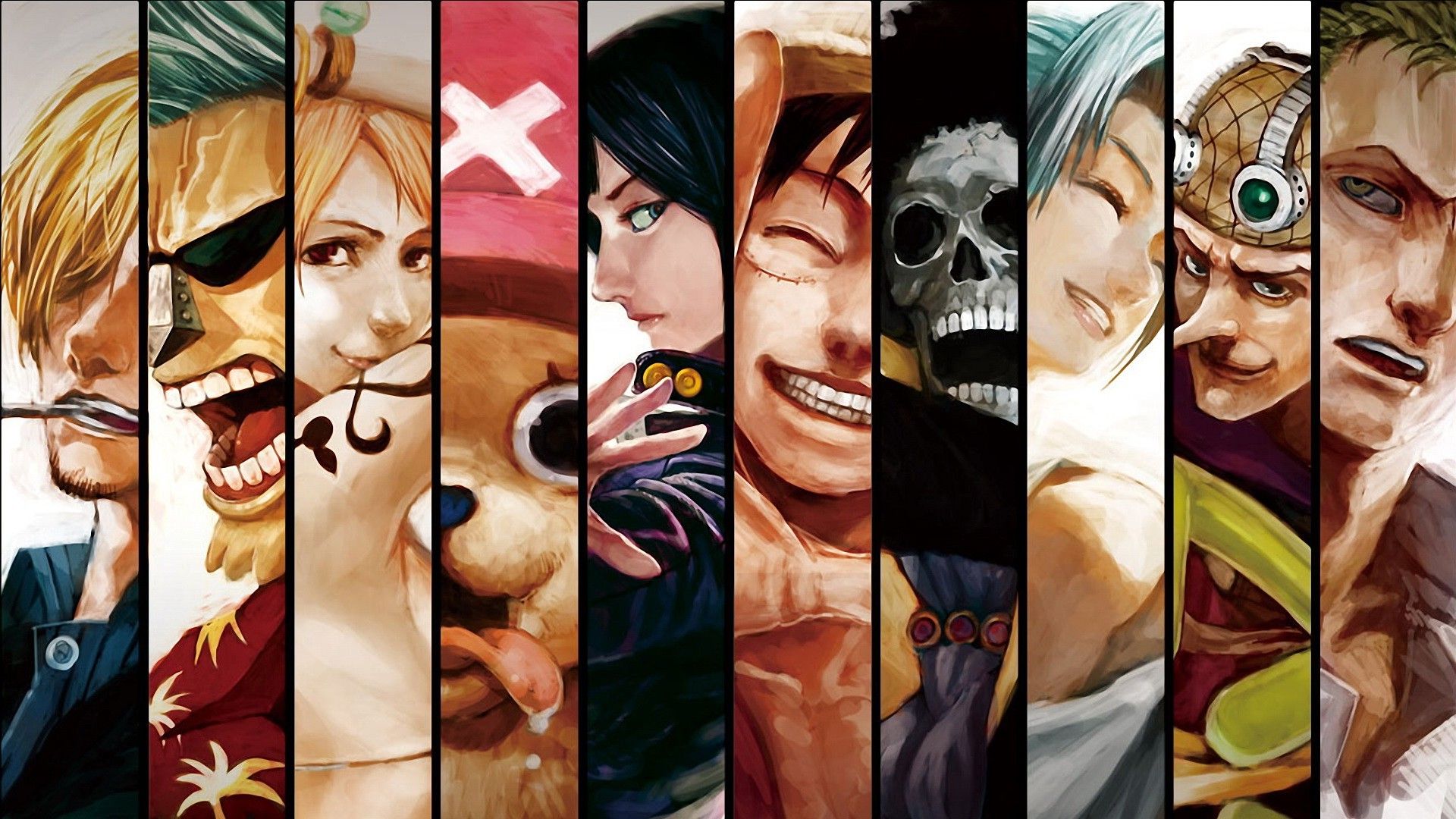One Piece, Roronoa Zoro, Usopp, Brook, Monkey D. Luffy, Nico Robin, Tony Tony Chopper, Nami, Franky, Sanji, Anime Wallpaper HD / Desktop and Mobile Background