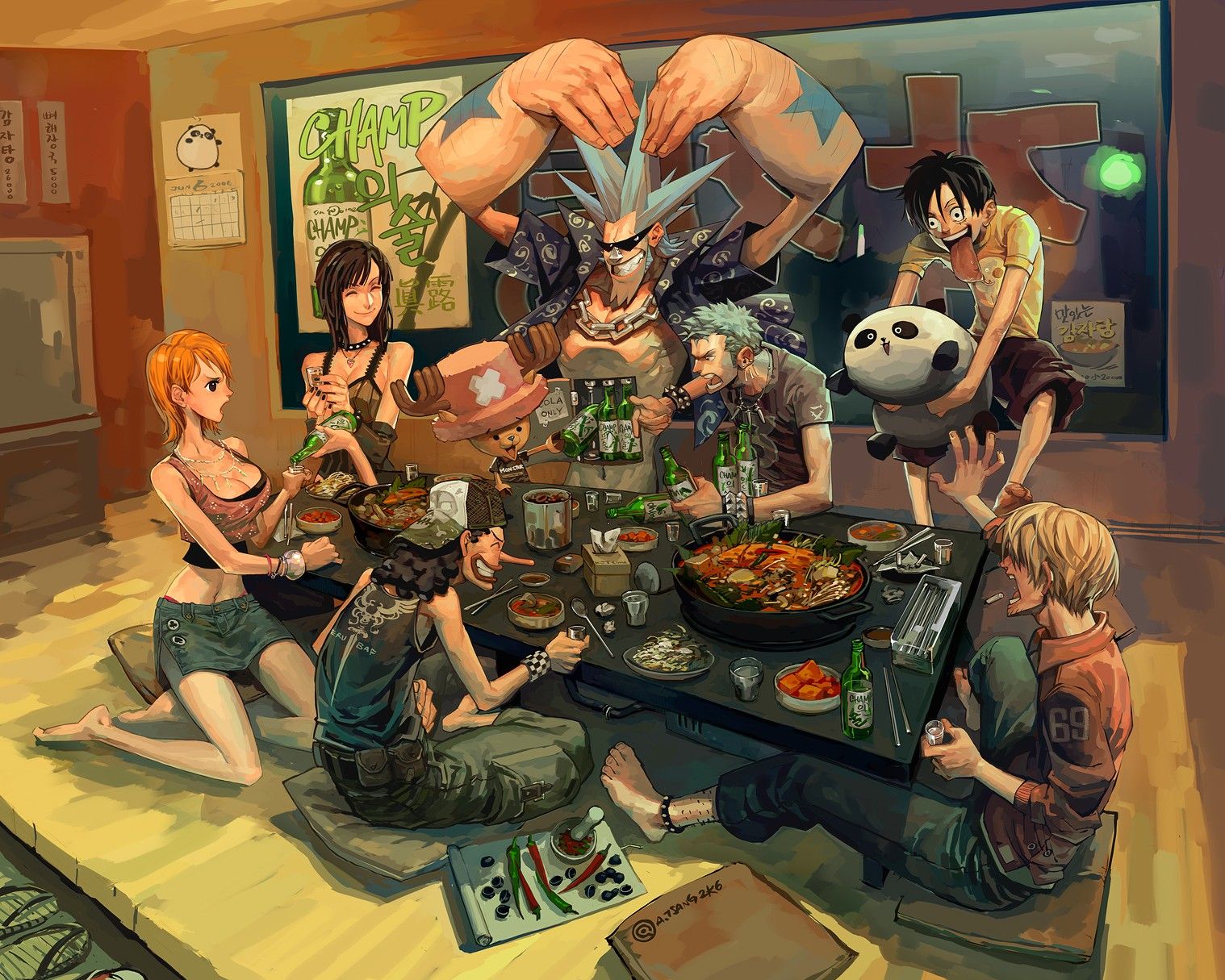 #Sanji, #Monkey D. Luffy, #One Piece, #Nami, #Roronoa Zoro, wallpaper