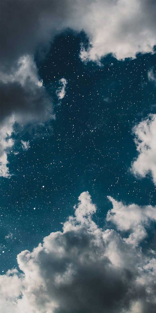 Blue sky full of stars! how come? #stars #sky Wallpaper