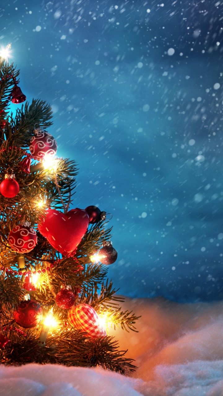 Lovely Christmas Tree Htc one x wallpaper