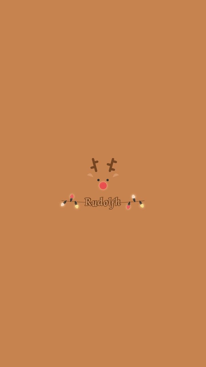 Rudolph. Cute christmas wallpaper, Wallpaper iphone christmas, Xmas wallpaper