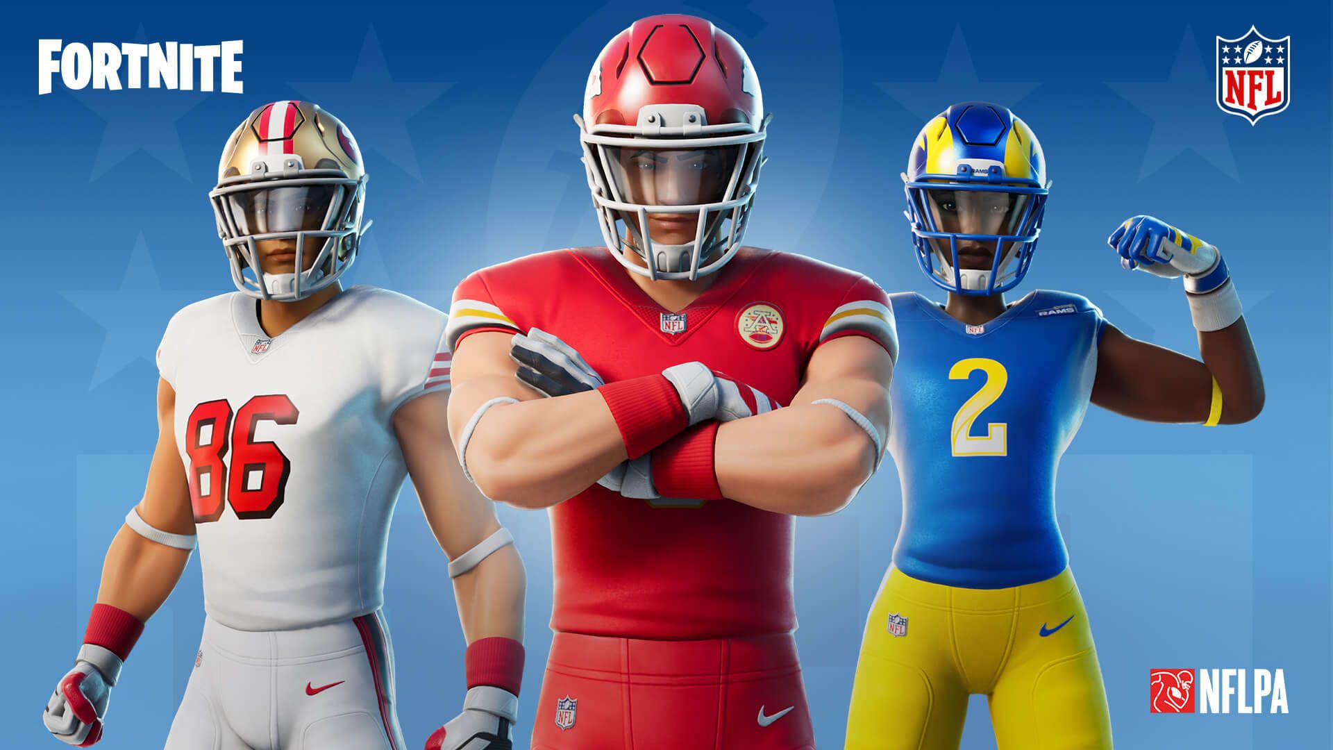 Fortnite adds new batch of NFL skins