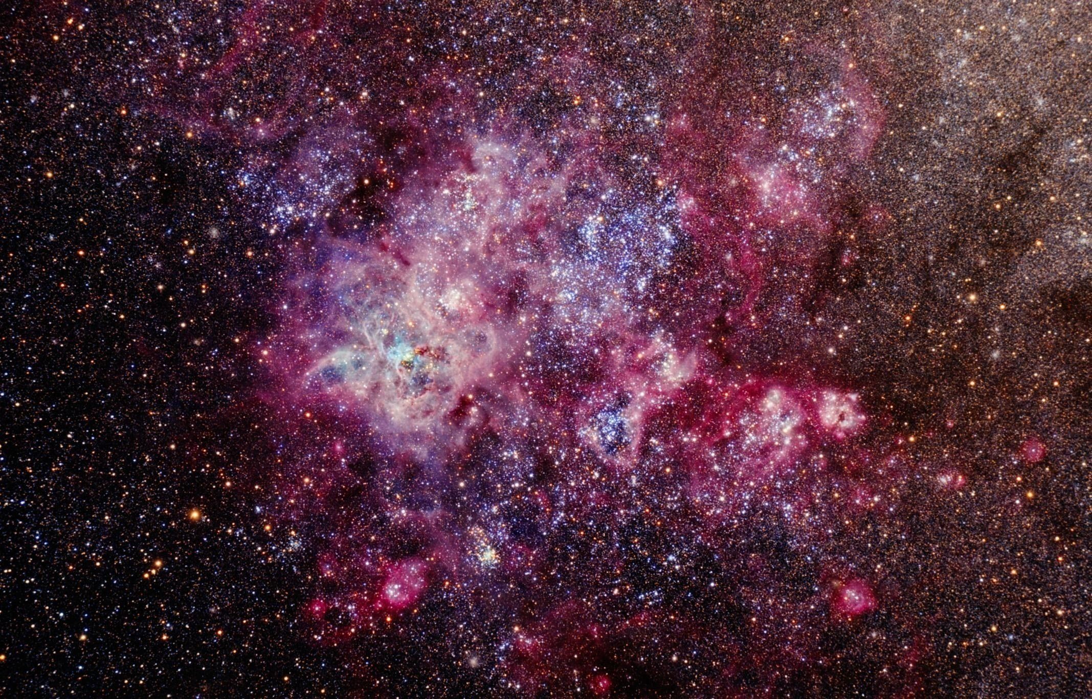 Tarantula nebula space stars Galaxy wallpaperx1367
