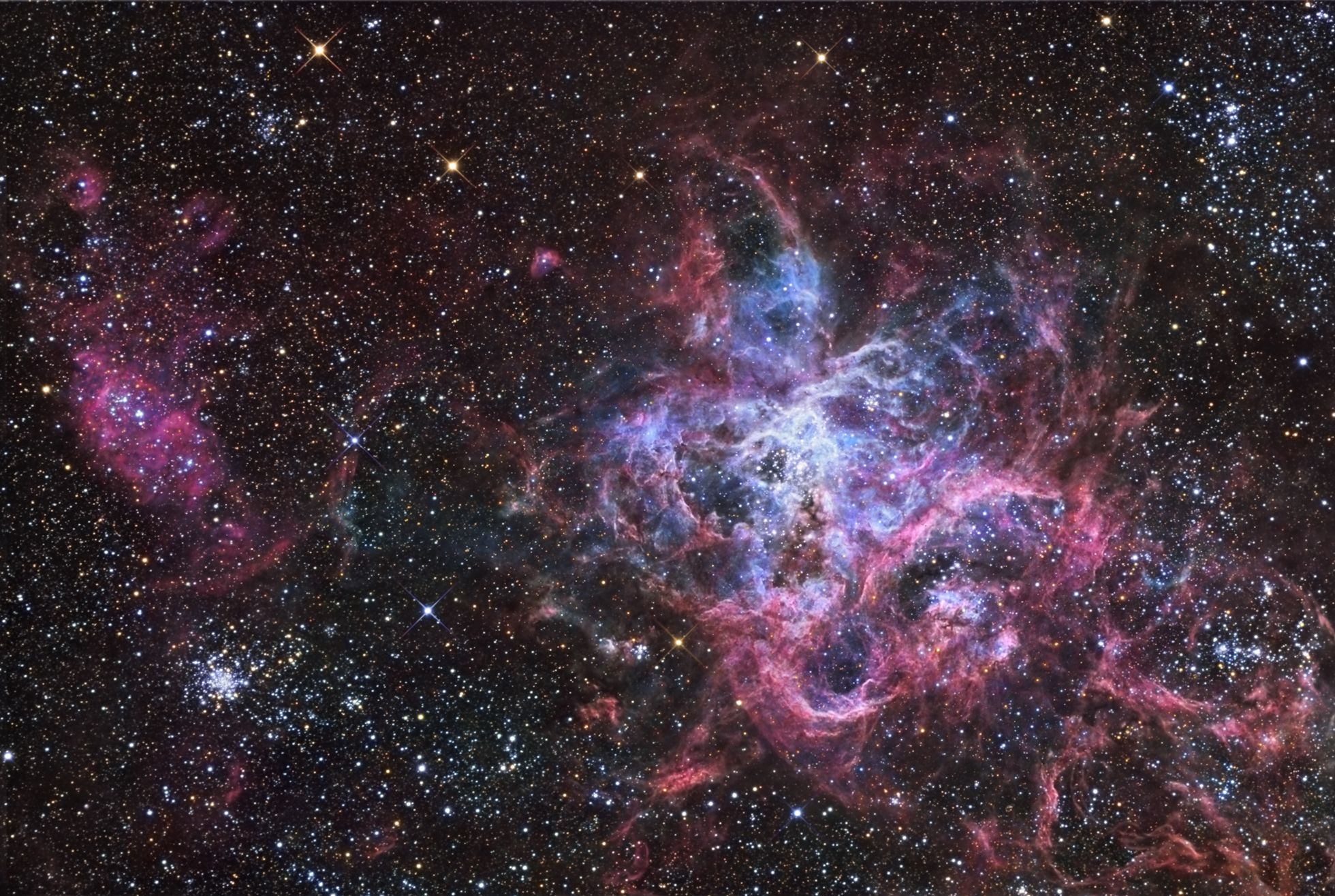 Tarantula Nebula In The Large Magellanic Cloud