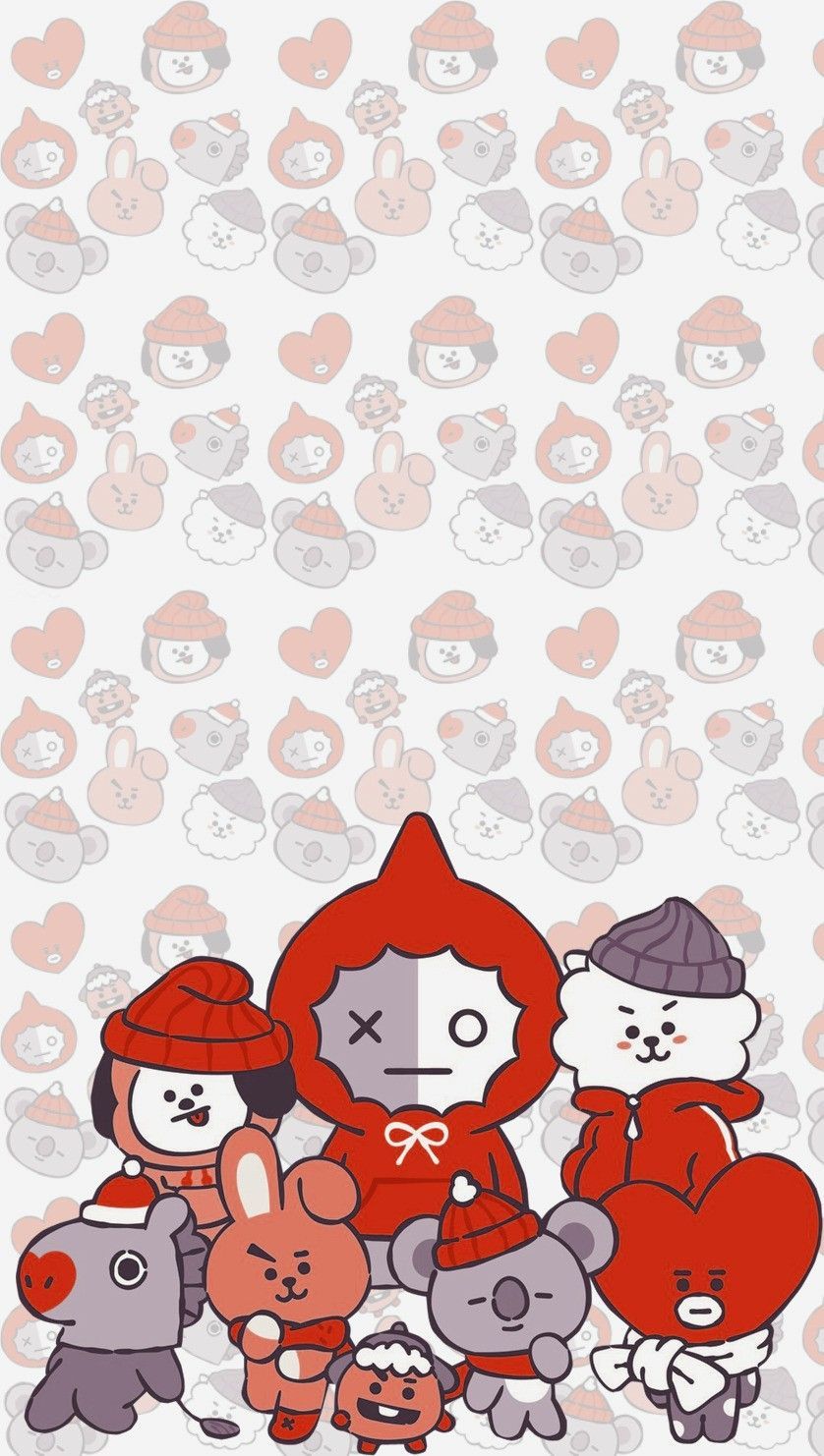 bt21 rj christmas doll