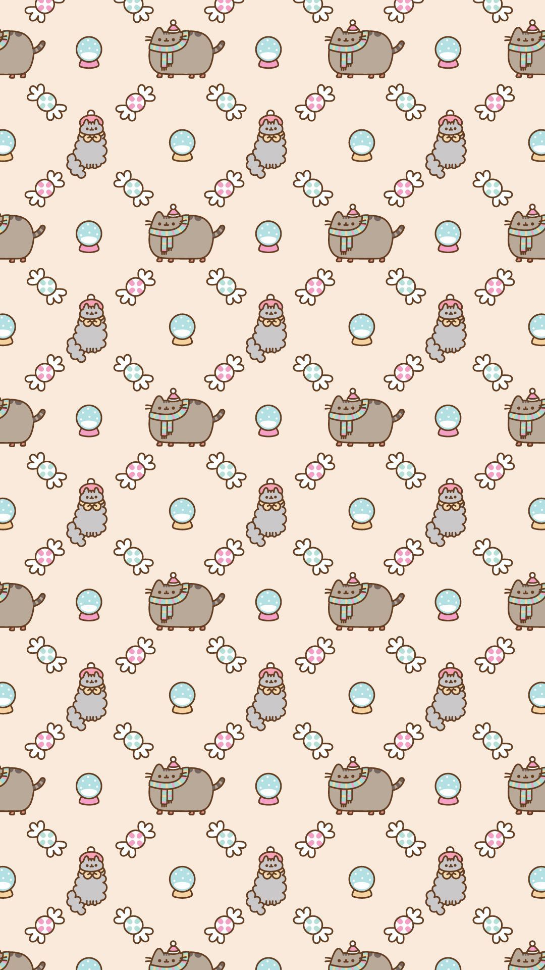 Android Free Pusheen Christmas Wallpaper. Pusheen christmas, Wallpaper iphone cute, Pusheen cat