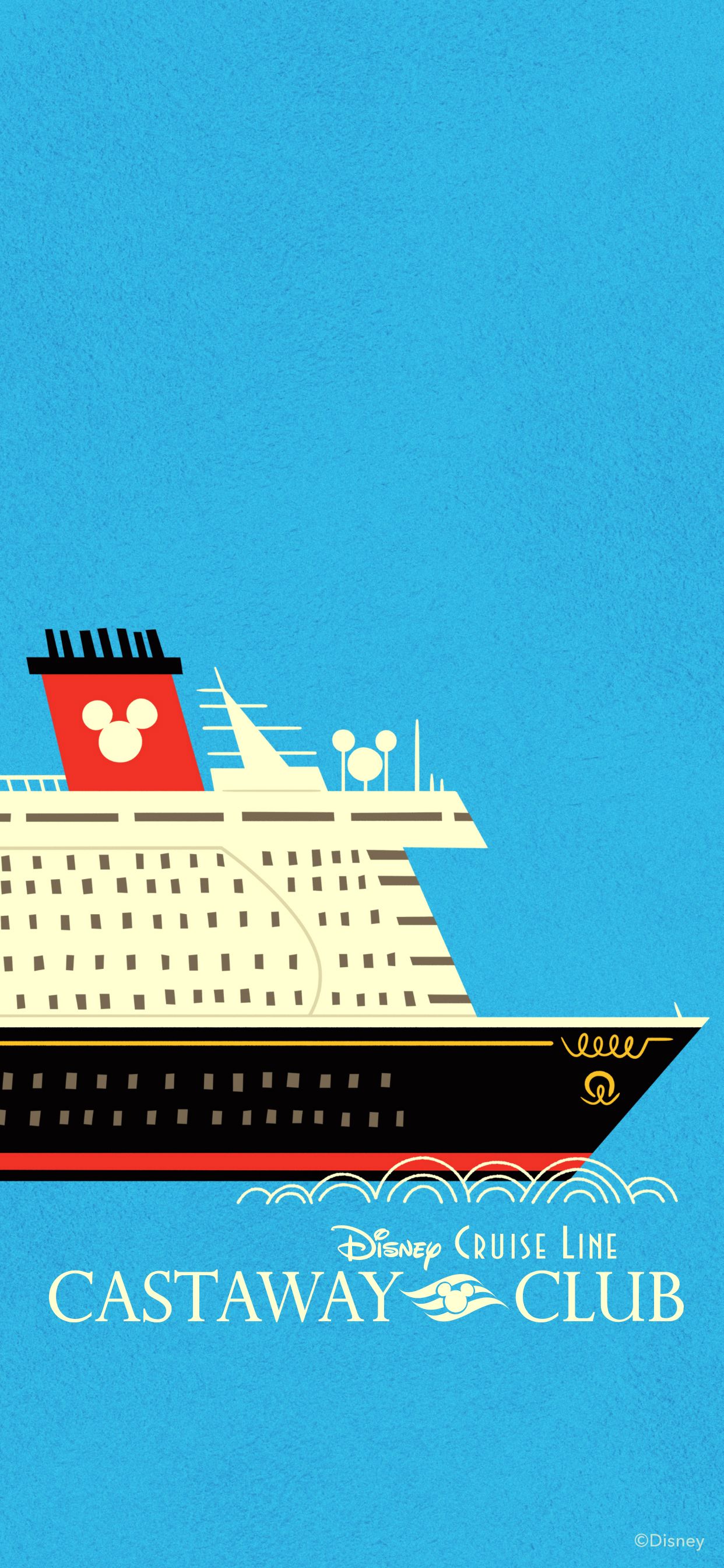Disney Cruise Line Castaway Club Digital Wallpaper