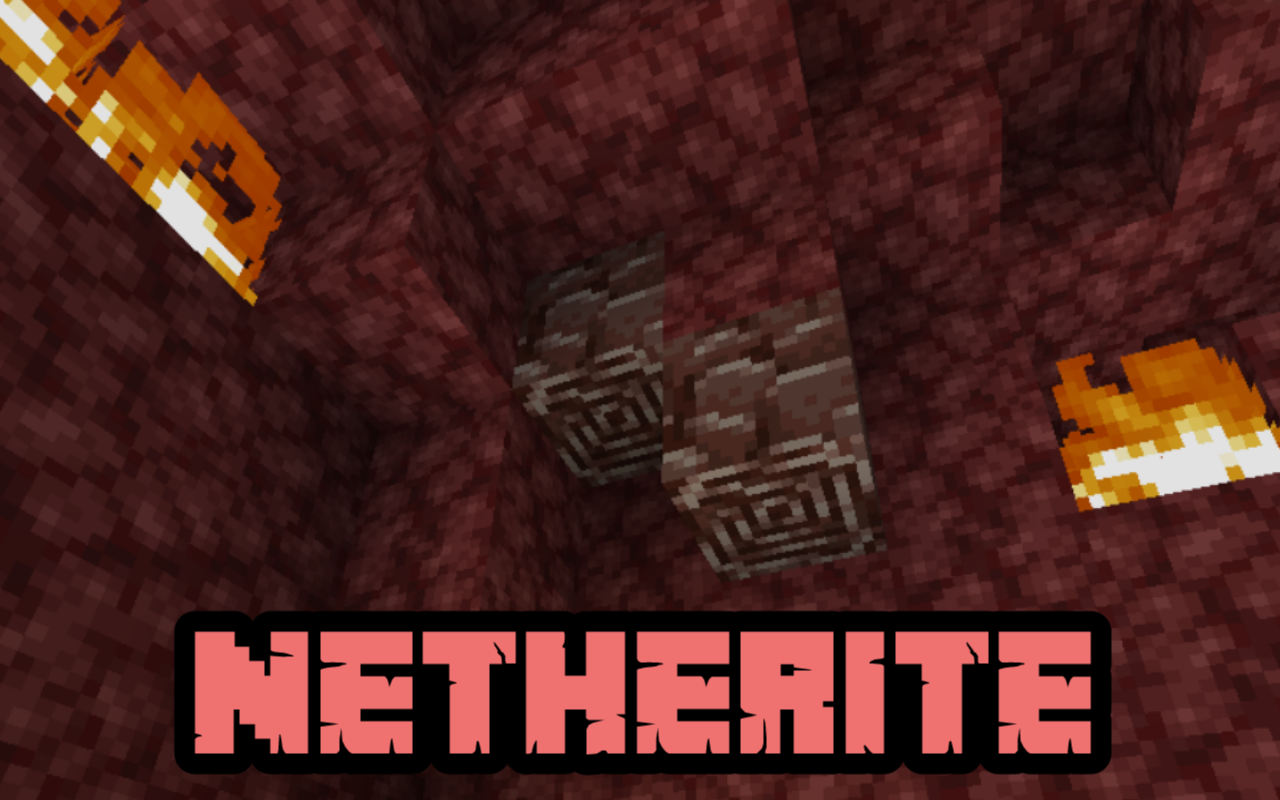 Fastest way to get Netherite. Craft table, Minecraft