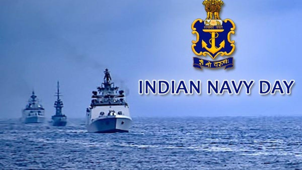 Happy Indian Navy Day 2019 Navy Quotes and Sayings, Slogans & Indian Navy Day Ship, Logo image