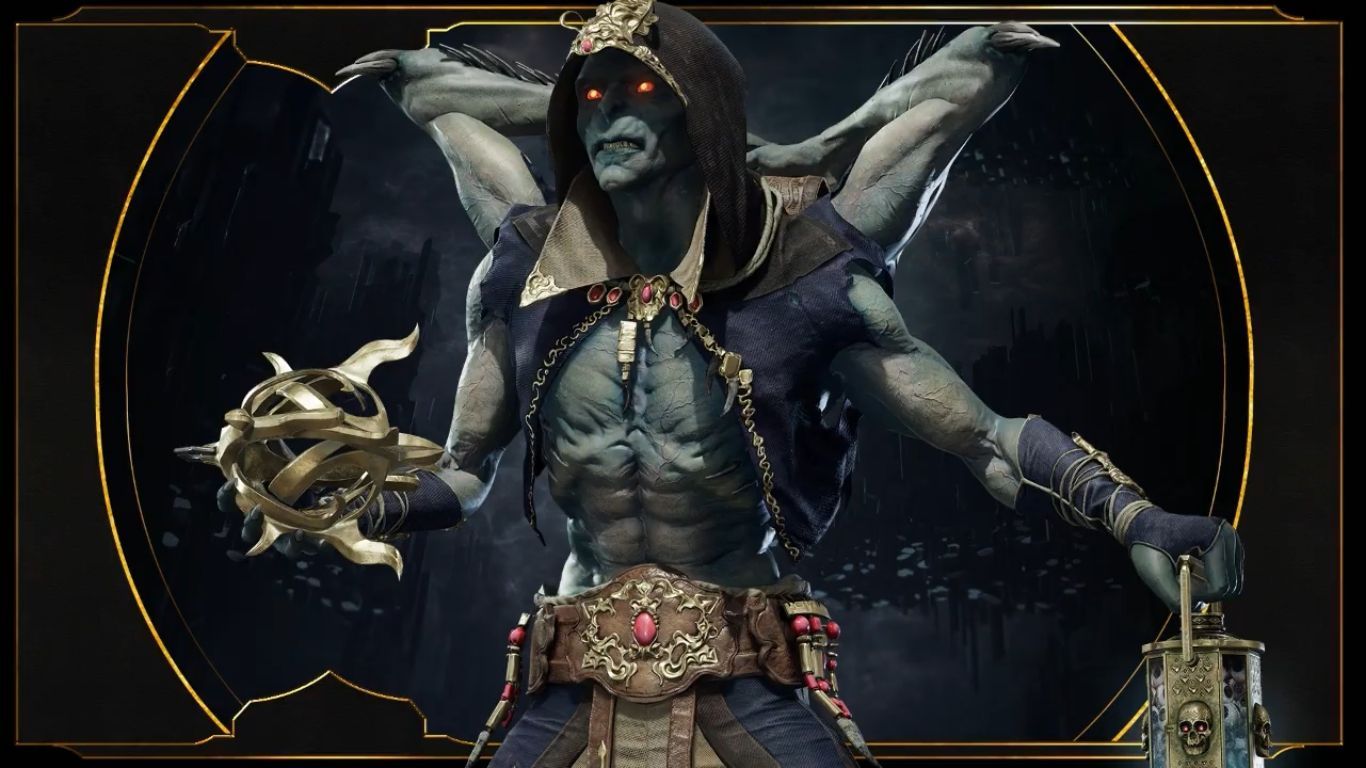 cool Mortal Kombat 11: The Kollector Revealed as New Character. Mortal kombat, Mortal combat, Final fantasy characters