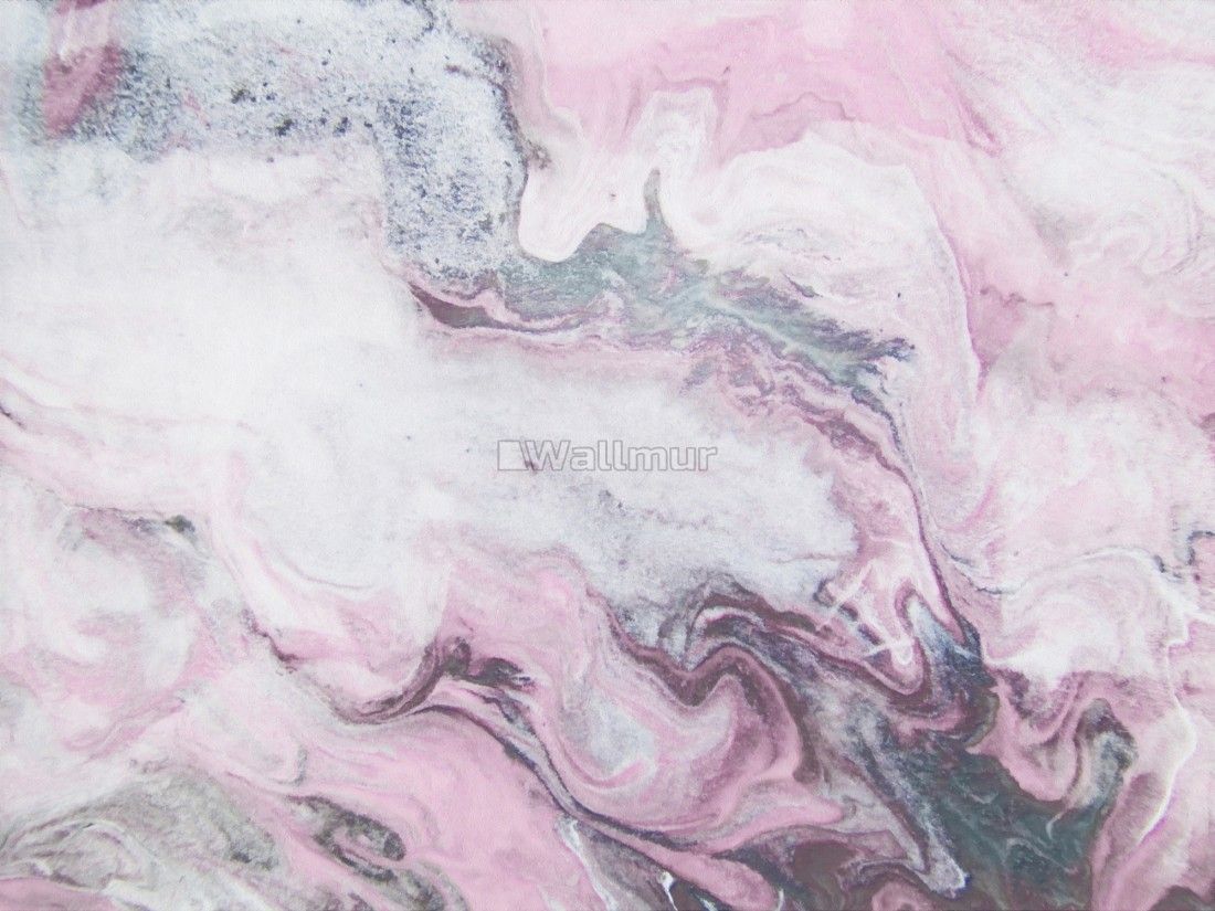 Acrylic Style Pink Gray Marble Effect Wallpaper Mural • Wallmur®