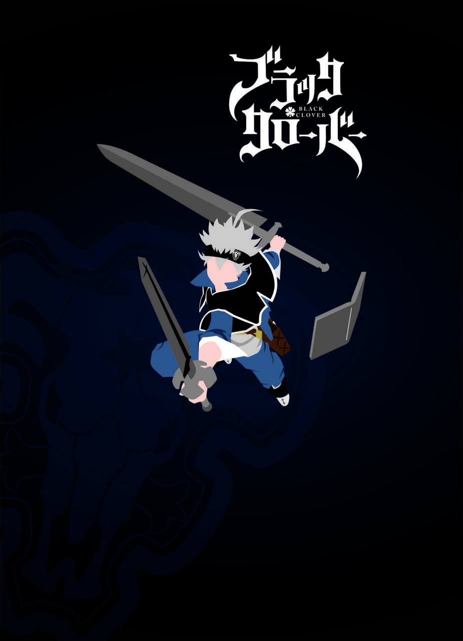 Black Clover Logo Wallpaper