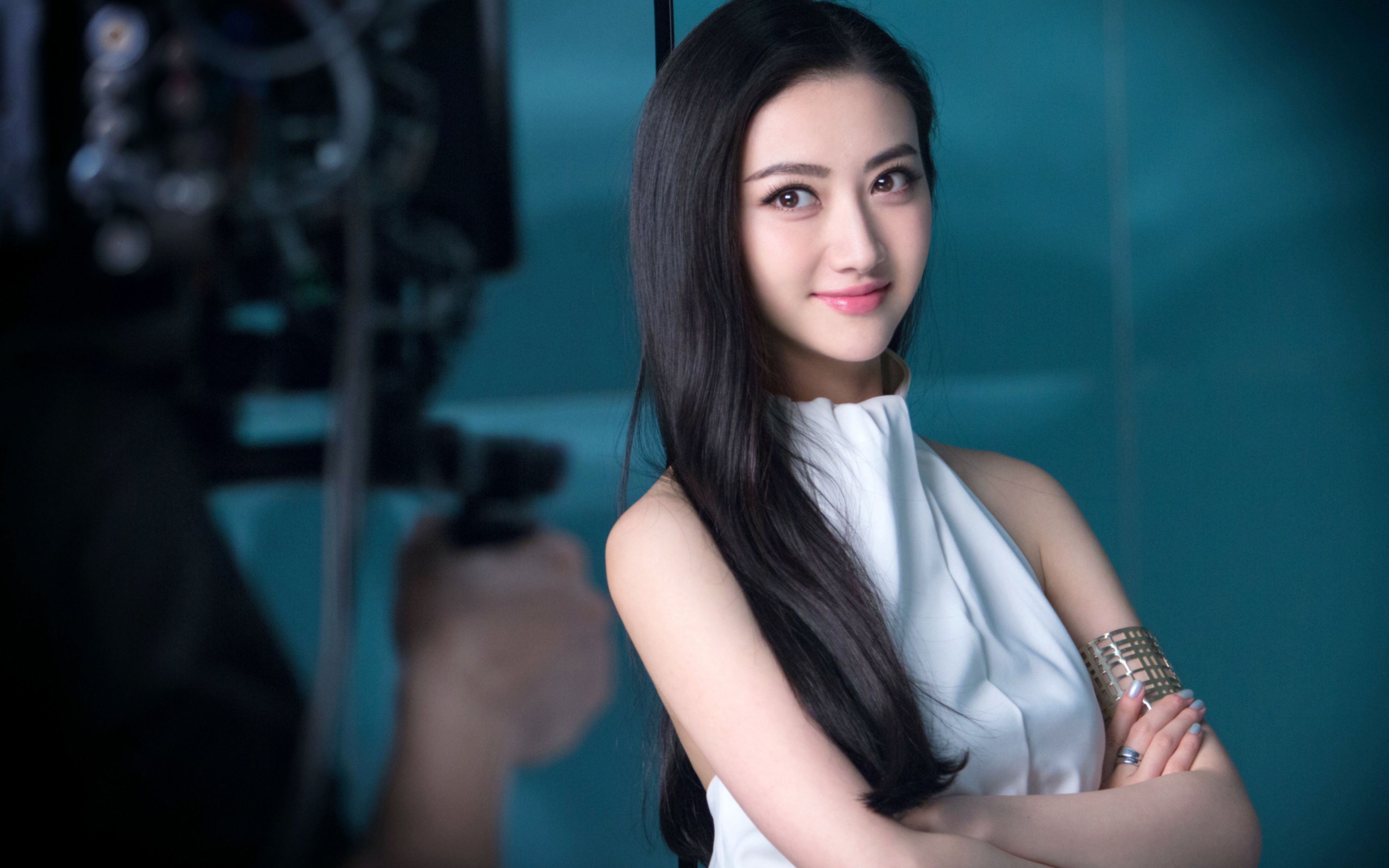 Download wallpapers Angelababy, 4k, brunette, beauty, chinese models