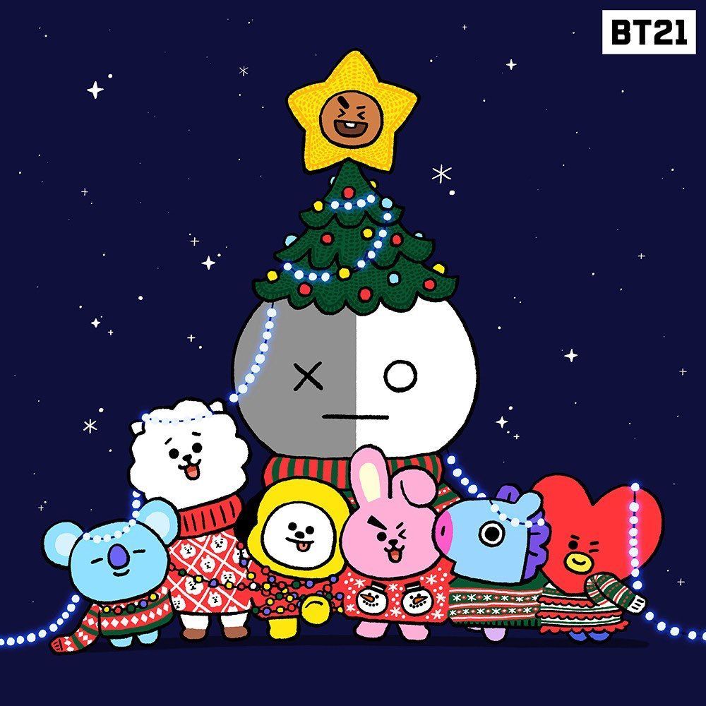Cooky BT21 Christmas Wallpapers - Wallpaper Cave