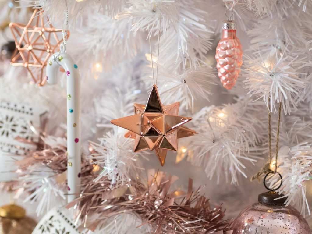 Rose Gold Christmas Wallpaper Free Rose Gold Christmas Background