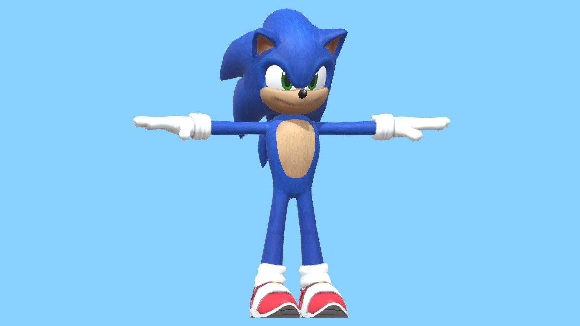 Sonic Dash Sonic model by clwent [5b459ed]