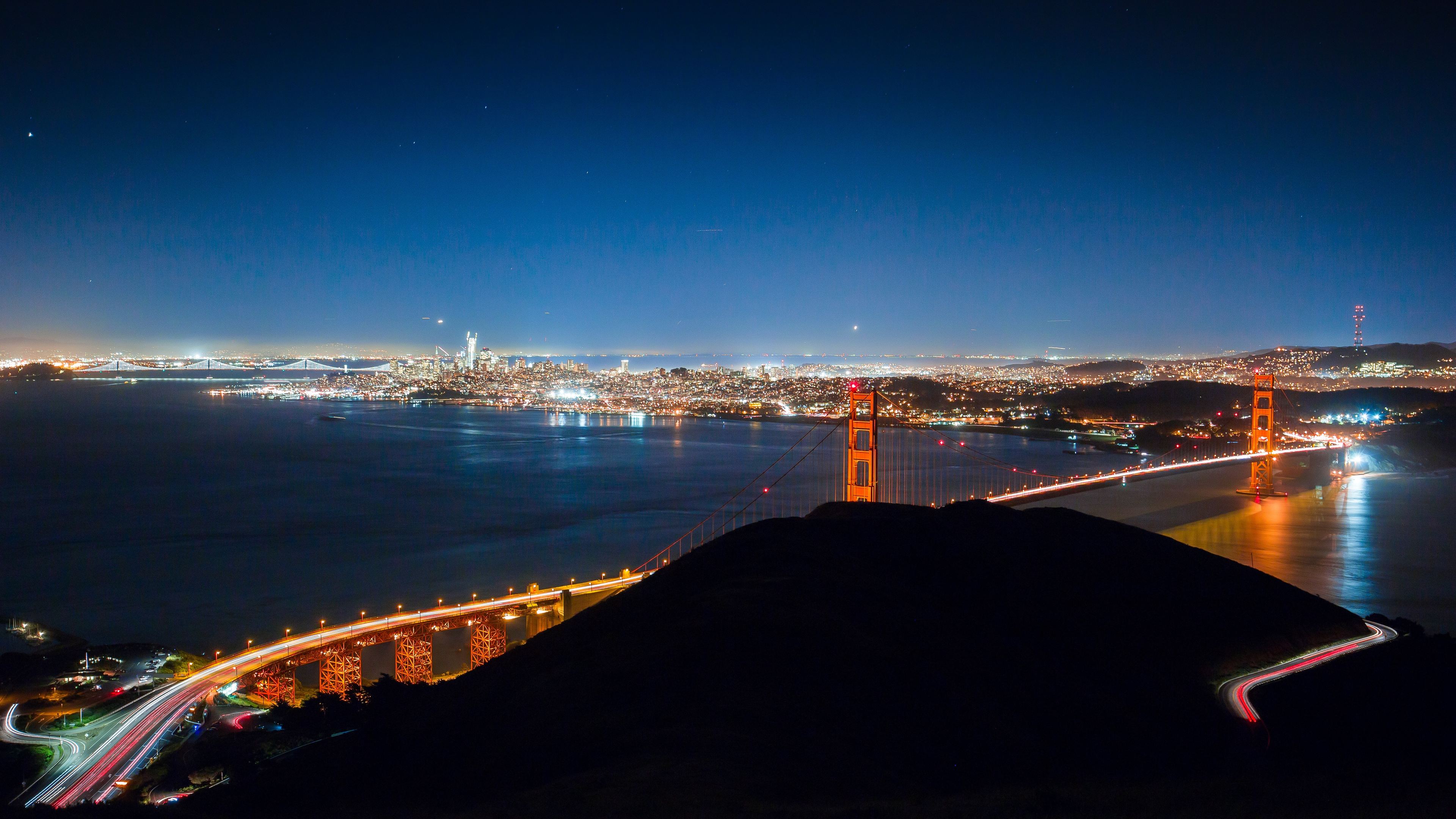 Wallpaper 4k City Lights San Francisco 4k Wallpaper