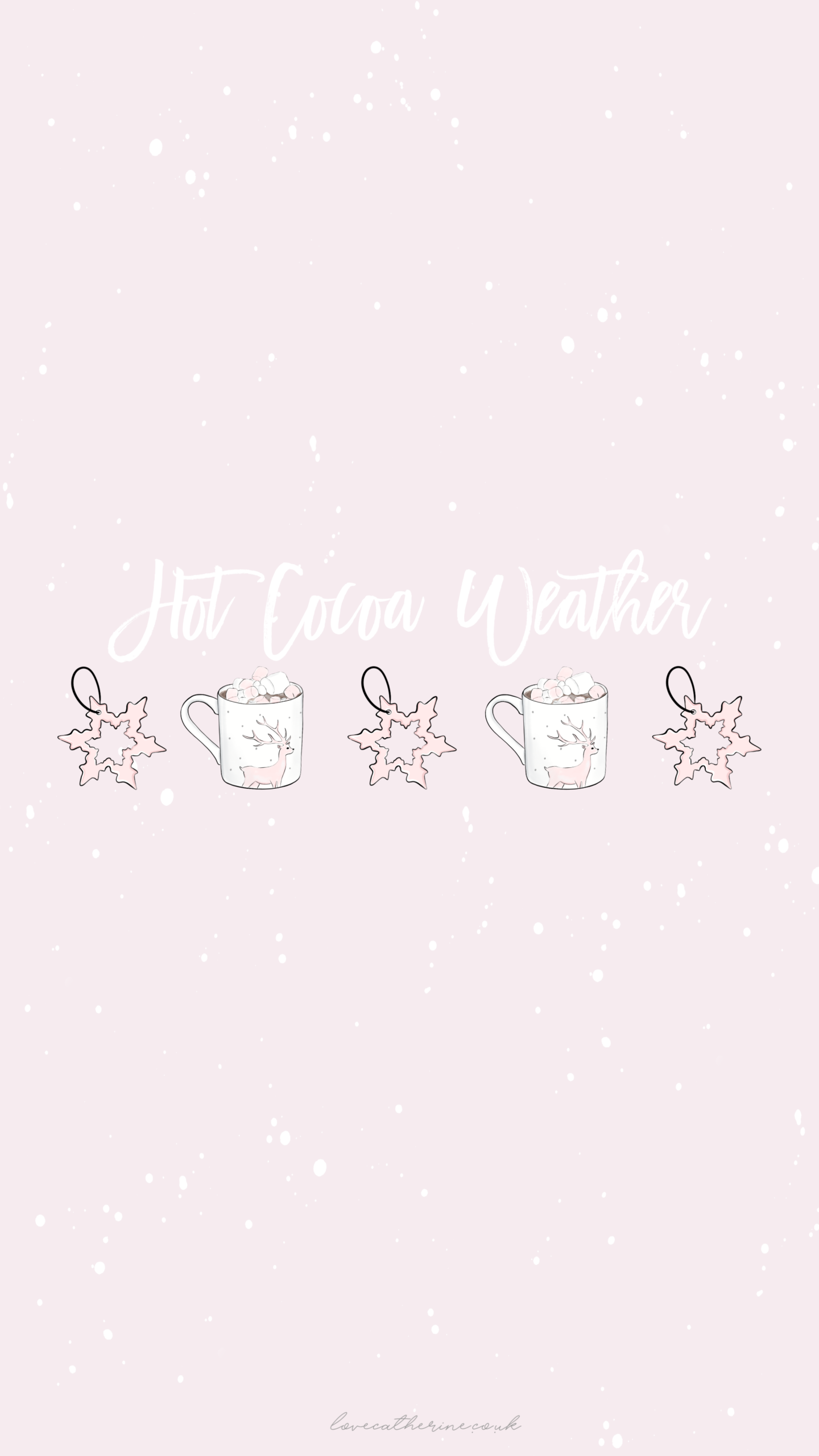 Free Cute & Girly Winter Phone Wallpaper