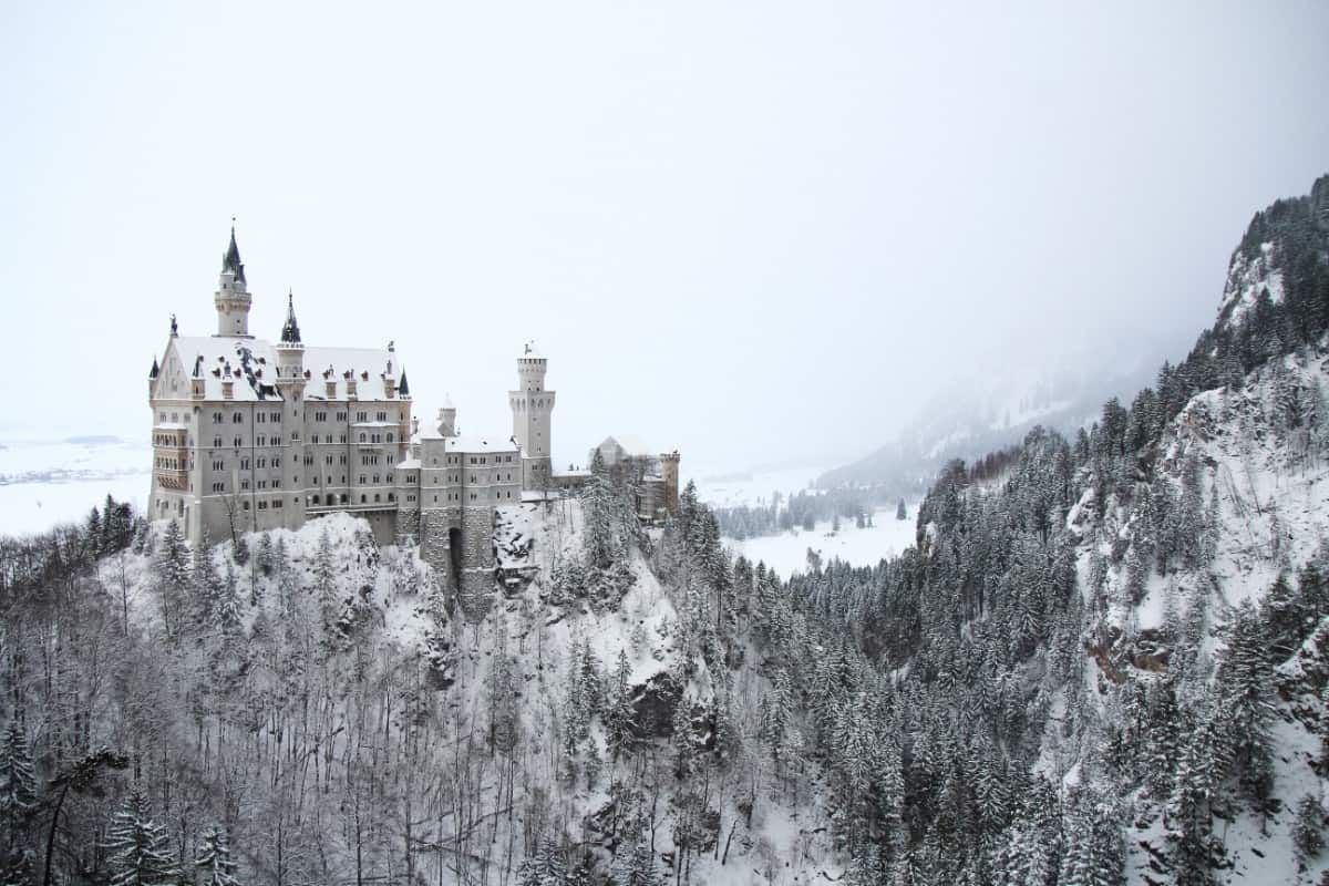 Beautiful Winter Wallpaper all About Snow, Frost, and Ice. House like a castle, Neuschwanstein castle, Castle