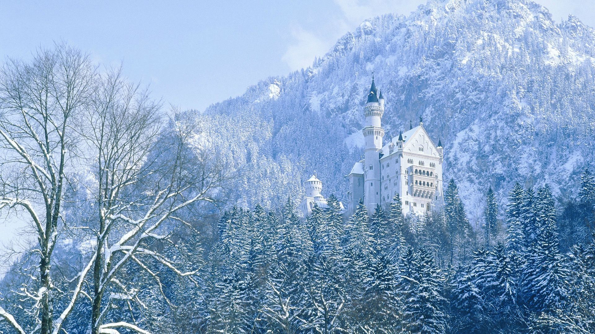 Winter Castle S HD wallpaper