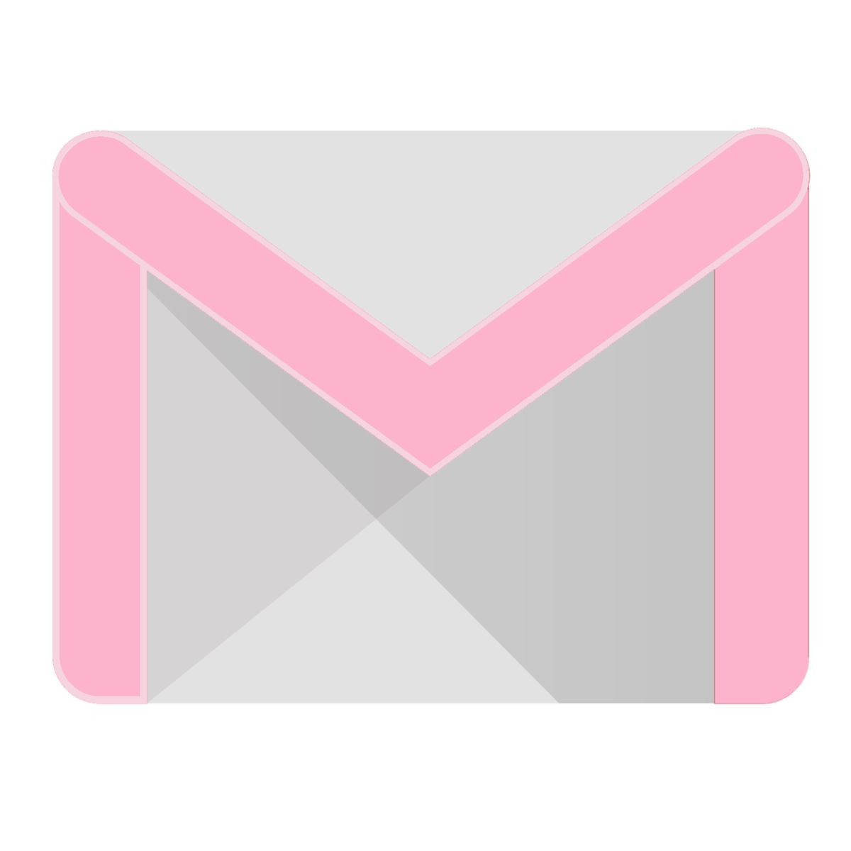 Pink gmail icon. iPhone app design, Ios app icon, Cute app
