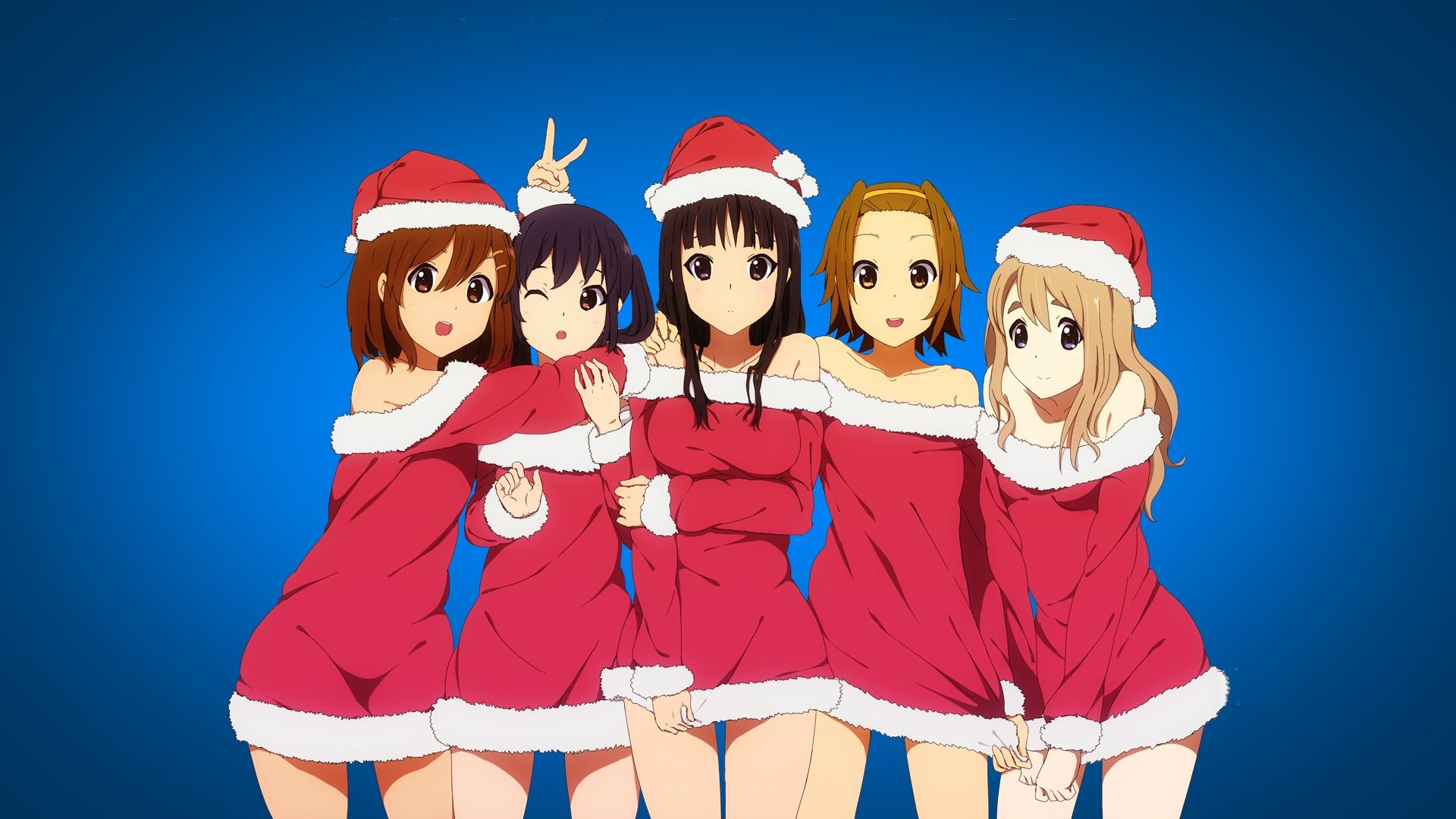 Hot Anime Christmas HD Wallpaper Desktop Background Anime Wallpaper & Background Download