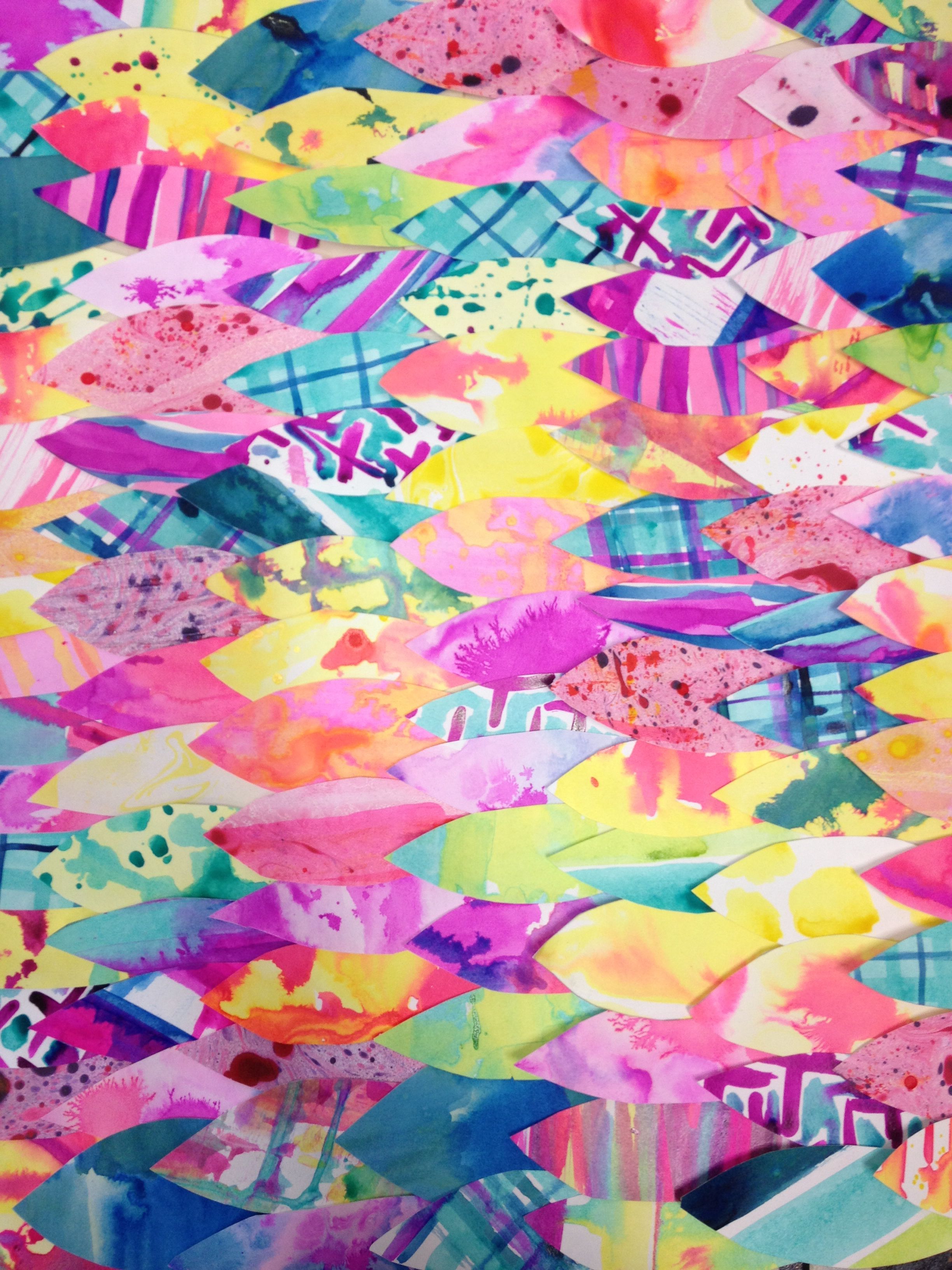 Summer wallpaper collection idea, collage, bright. Abstract, Abstracte kunst, Kleuren