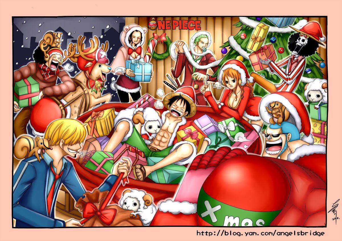 one piece christmas. One piece anime, One piece image, One piece