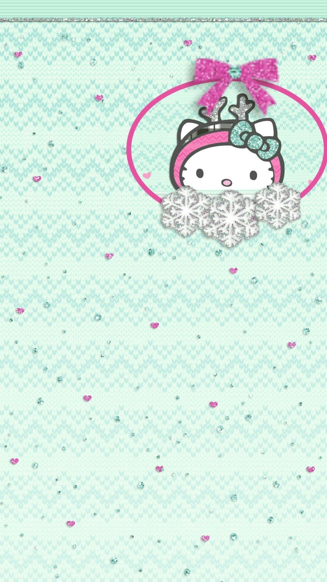 Hello Kitty Christmas Background