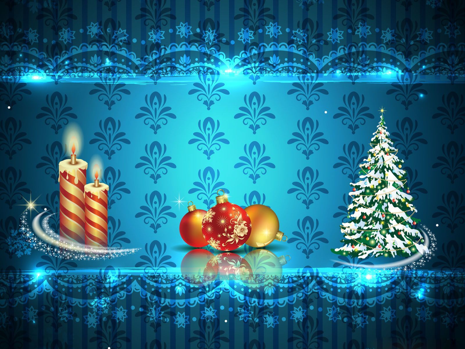 Christmas Gift Set Free PPT Background for your PowerPoint