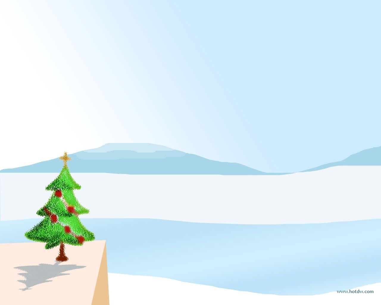 Christmas Tree Background For PowerPoint PPT